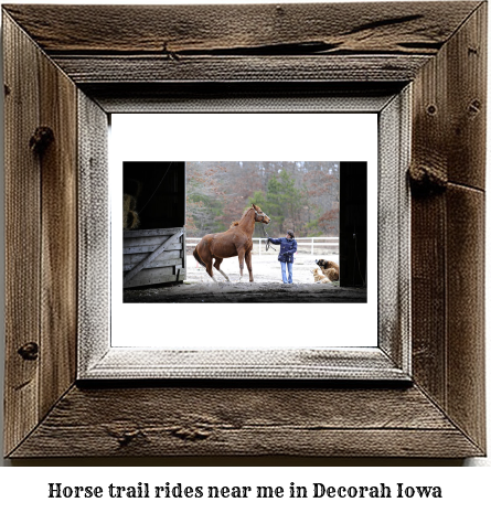 horse trail rides near me in Decorah, Iowa